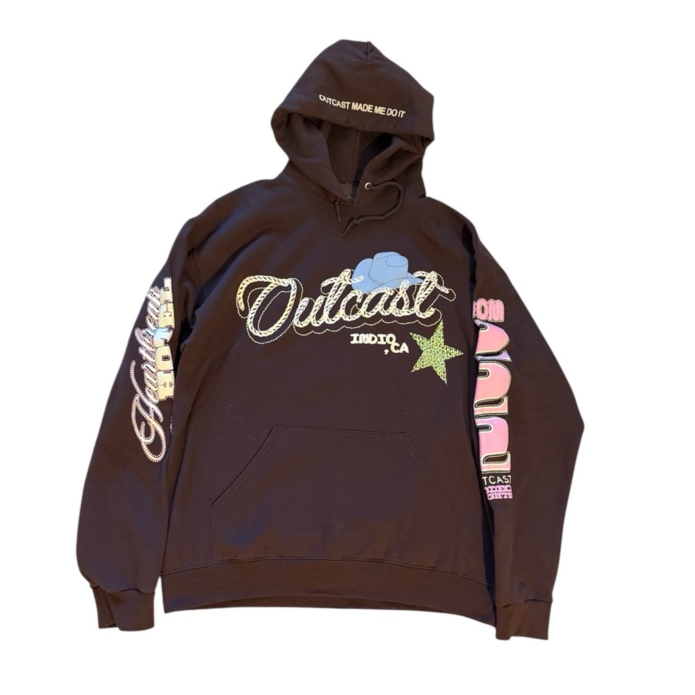 OUTCAST stagecoach Zenyara brown hoodie